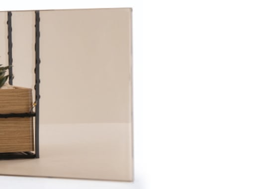 Miroir teinté bronze